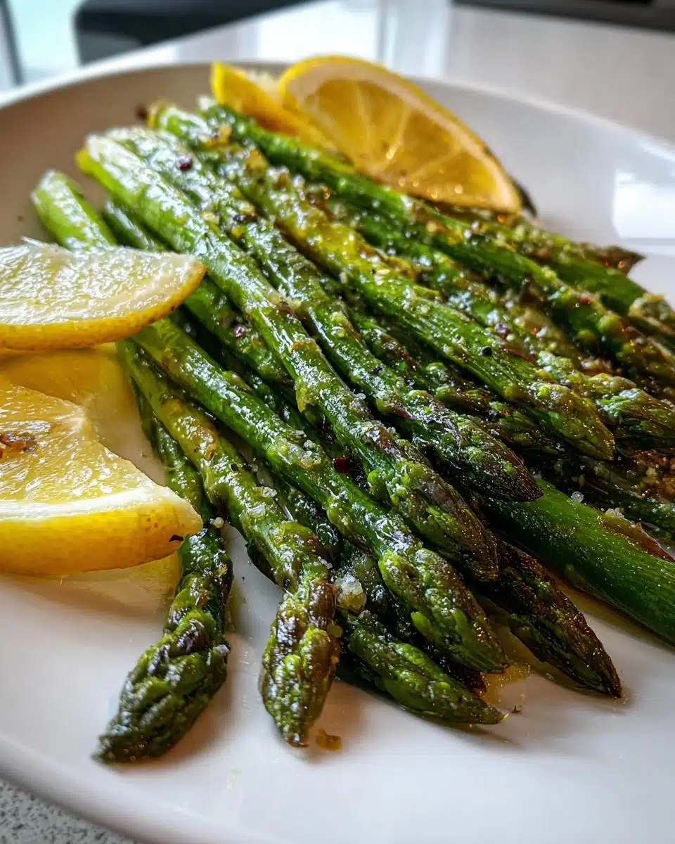 Delicious Roasted Asparagus with Lemon in 15 Minutes