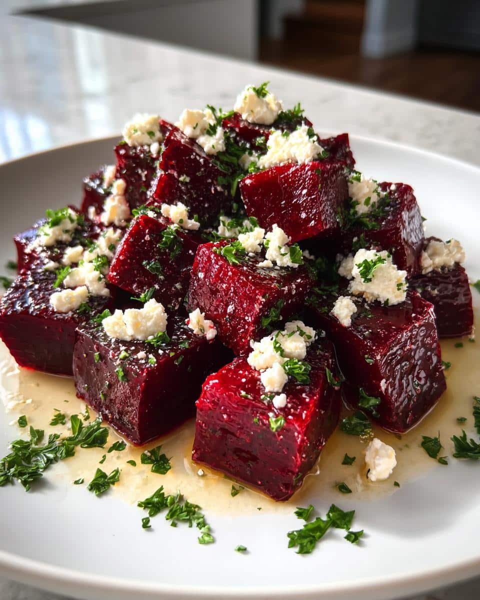 Roasted Beets with Feta - detail 1
