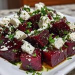 Roasted Beets with Feta