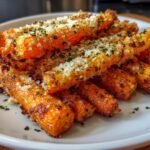 Roasted Garlic Parmesan Carrots