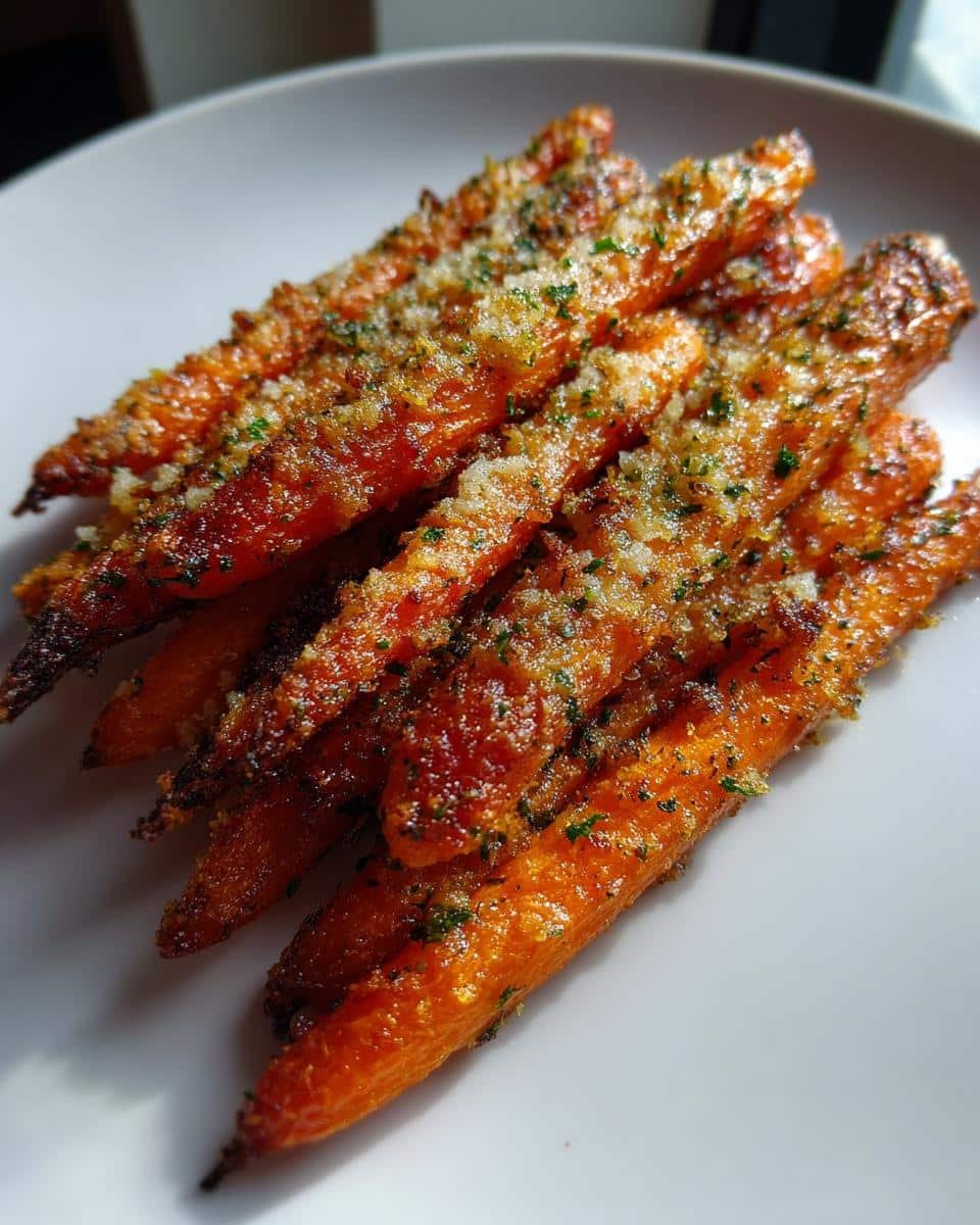 Roasted Garlic Parmesan Carrots - detail 3