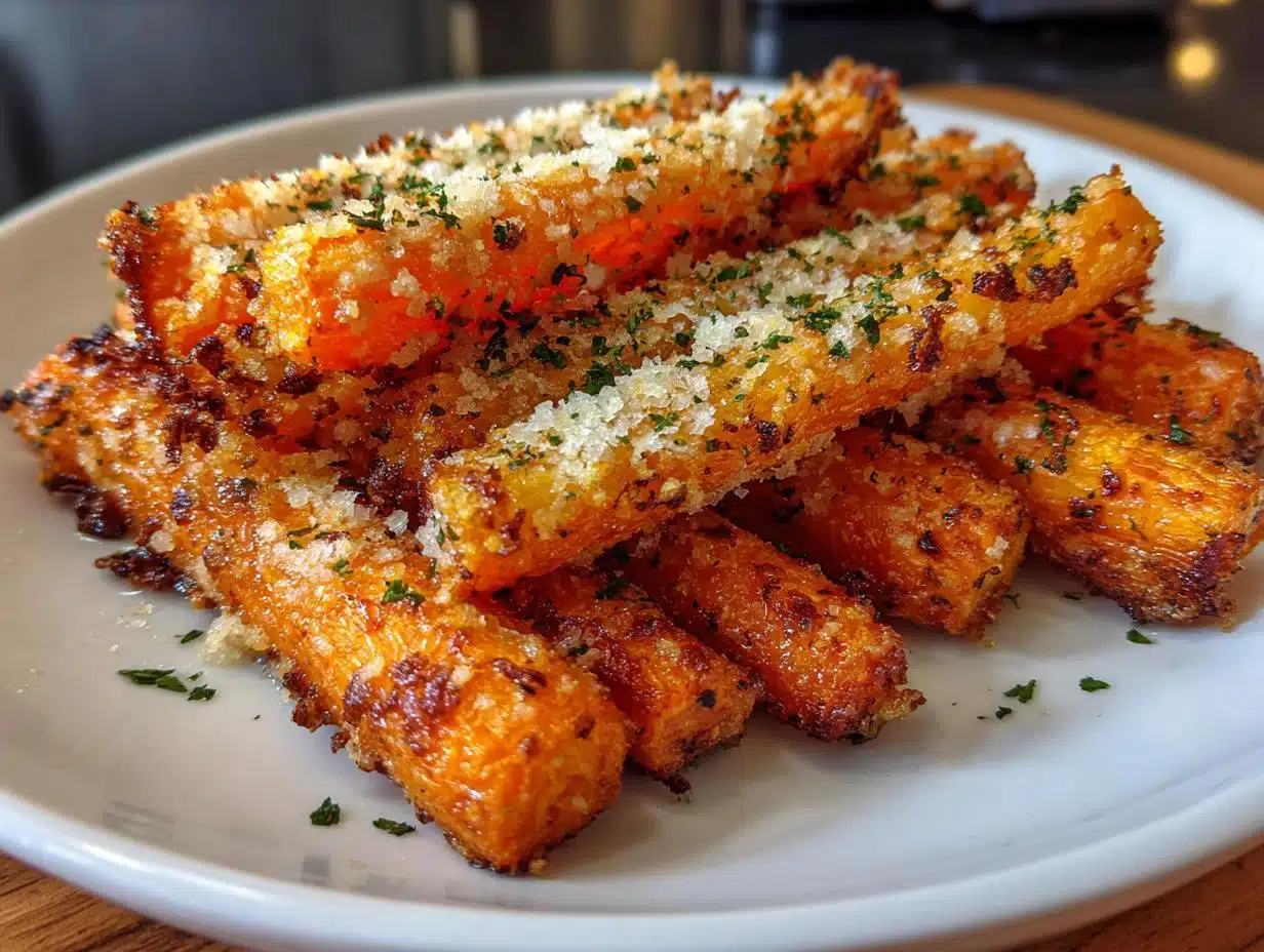 35-Minute Roasted Garlic Parmesan Carrots Are Ridiculously Good