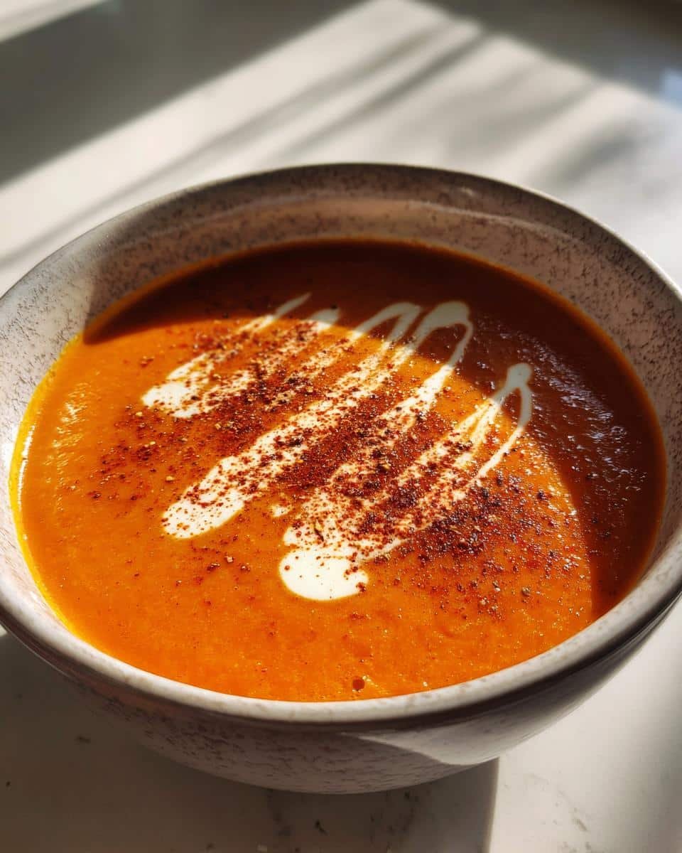 Roasted Red Pepper Tomato Soup - detail 1