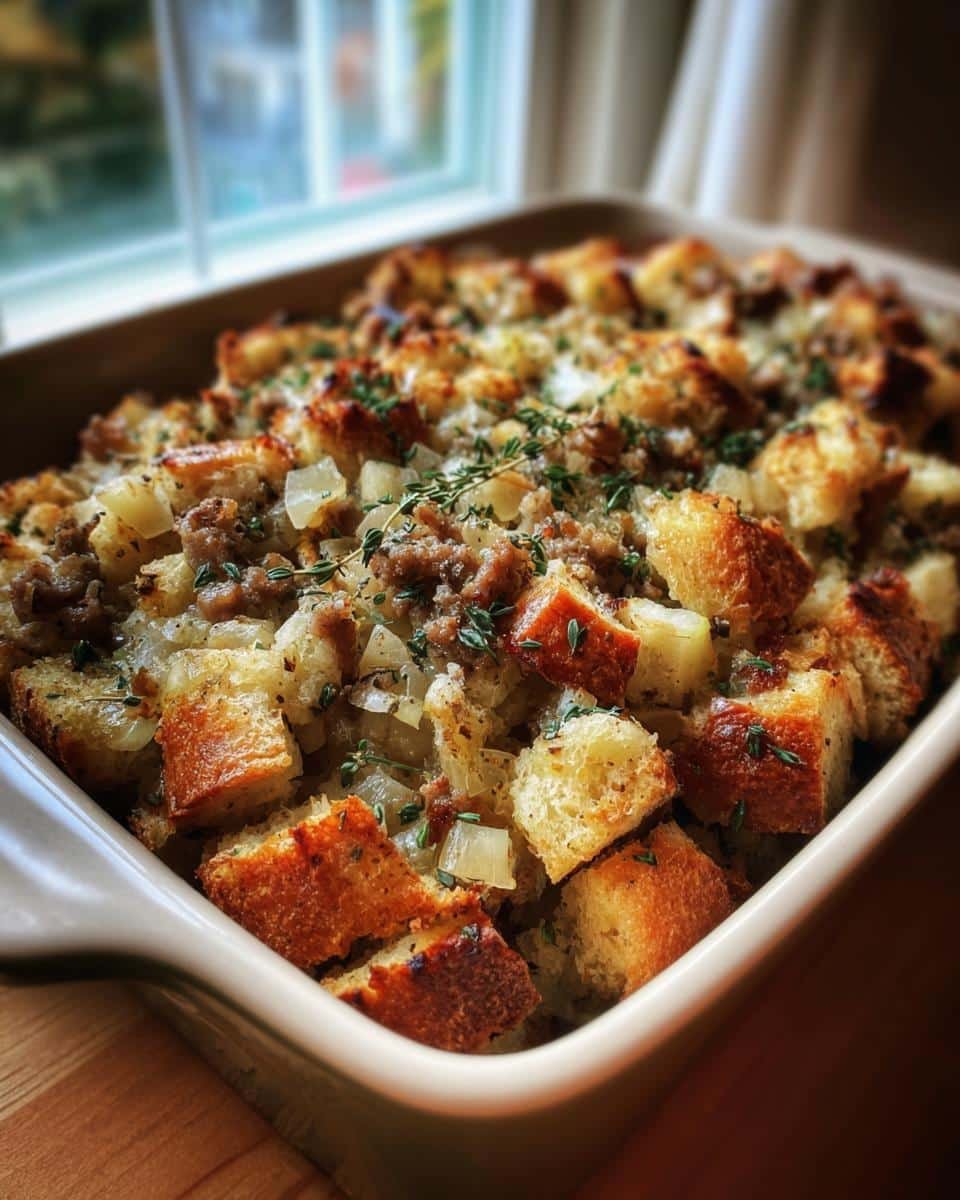 Sausage Apple Stuffing - detail 3