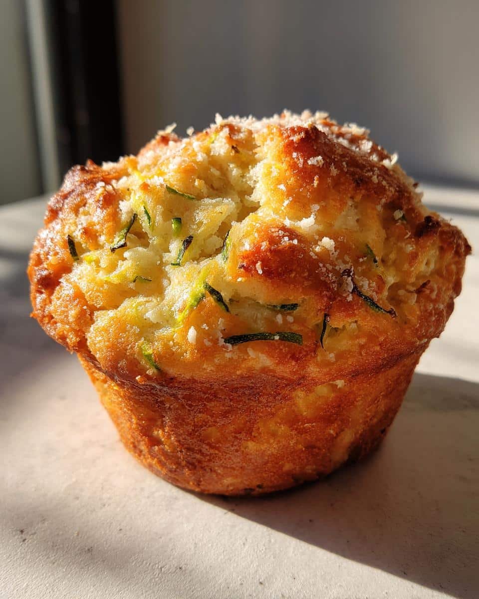 Savory Zucchini Muffins - detail 3