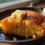 Skillet Cornbread with Honey Butter