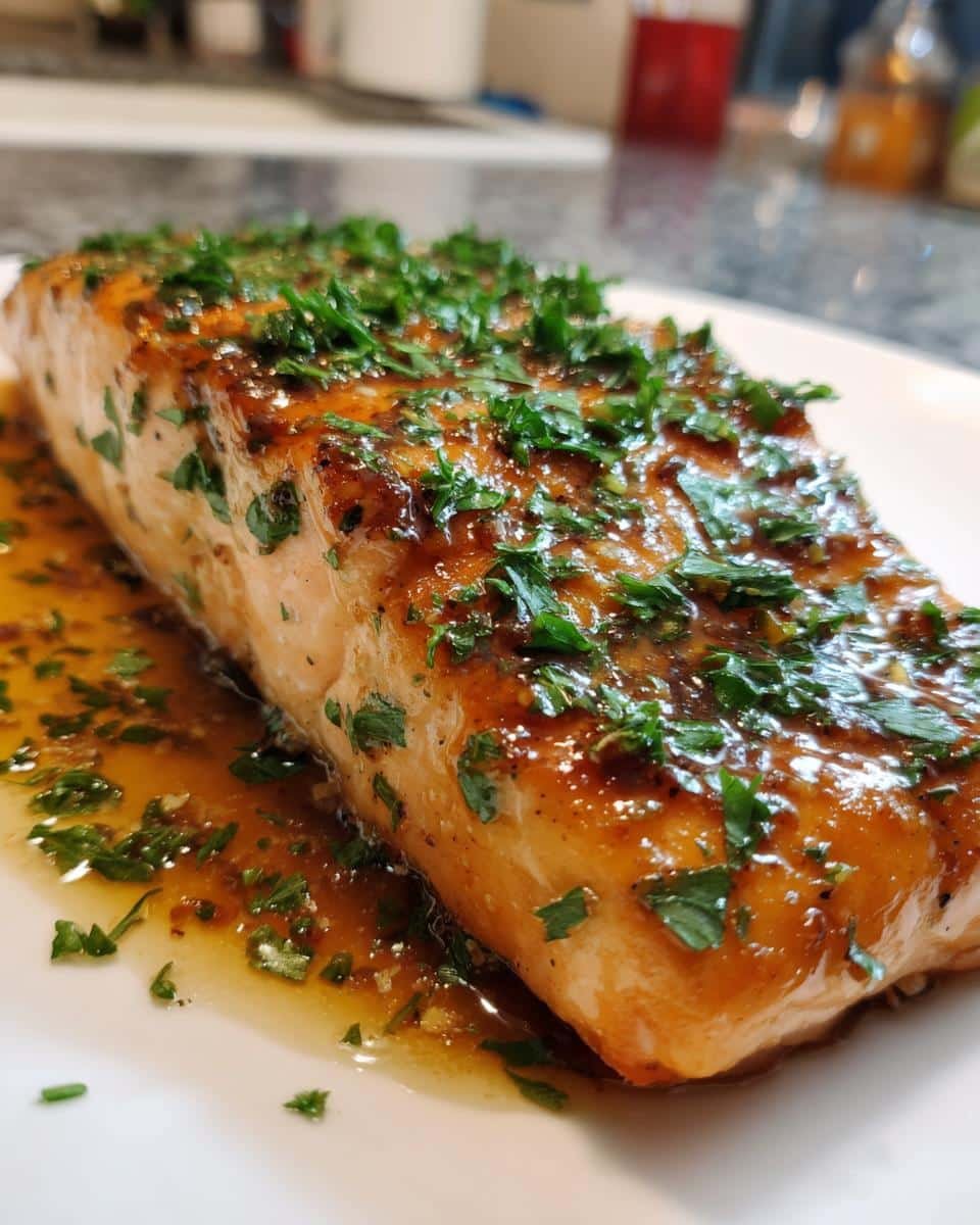 Skillet Honey Garlic Salmon - detail 2