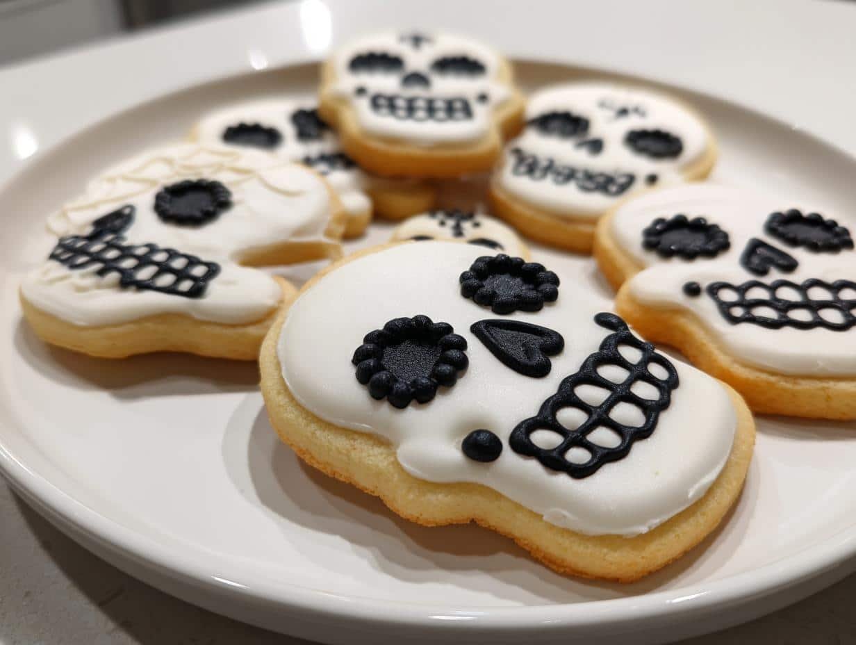 Chillingly Delicious 6-Ingredient Skull Sugar Cookies