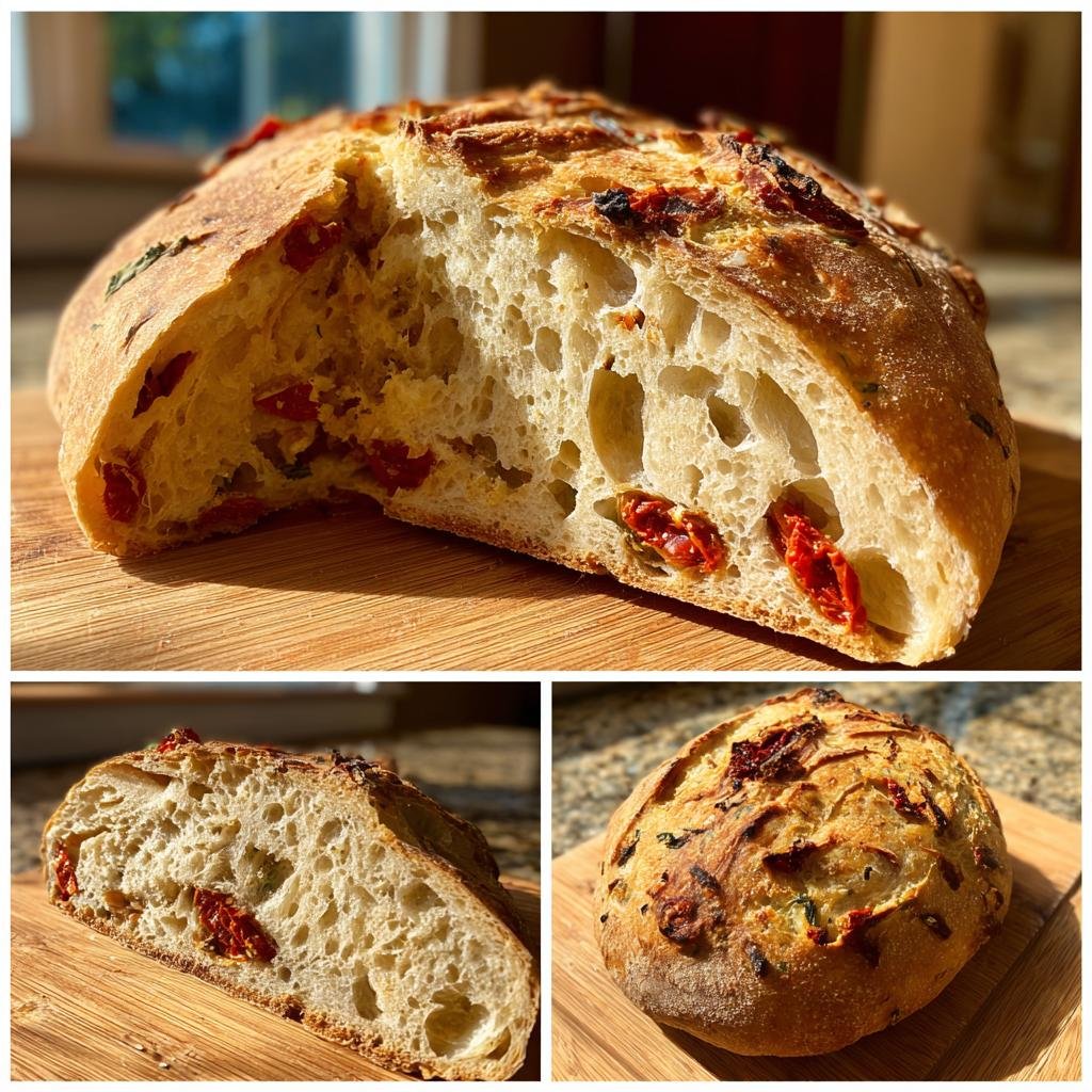 Sun-Dried Tomato Olive Bread - detail 2
