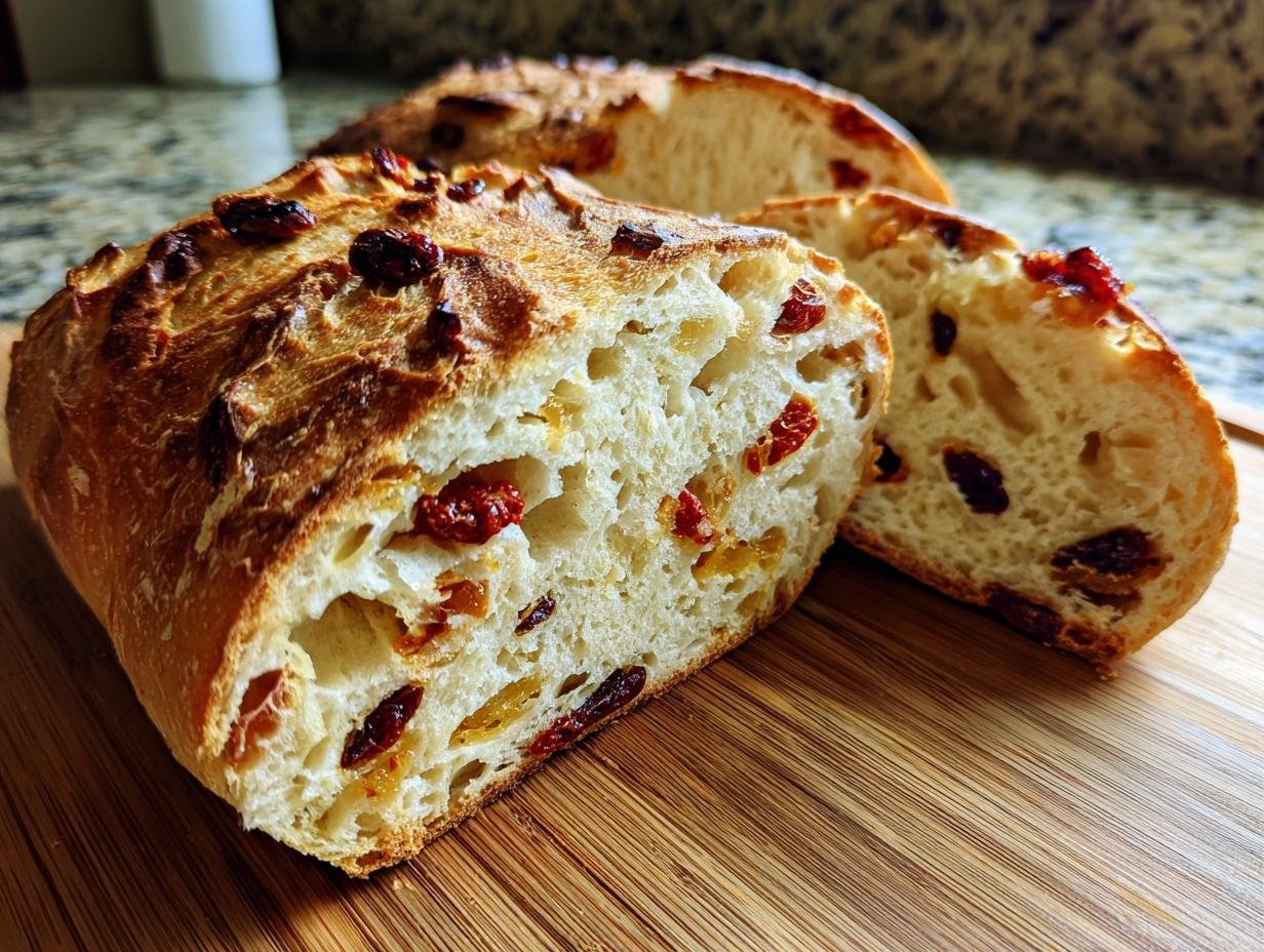 Irresistible Sun-Dried Tomato Olive Bread in 32 Minutes