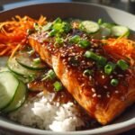 Teriyaki Salmon Rice Bowls