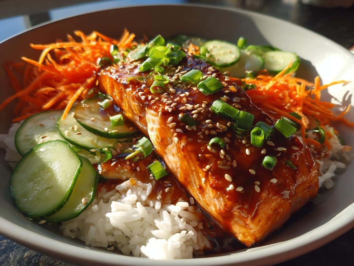 30-Minute Teriyaki Salmon Bowls – A Flavorful Must-Try Dish