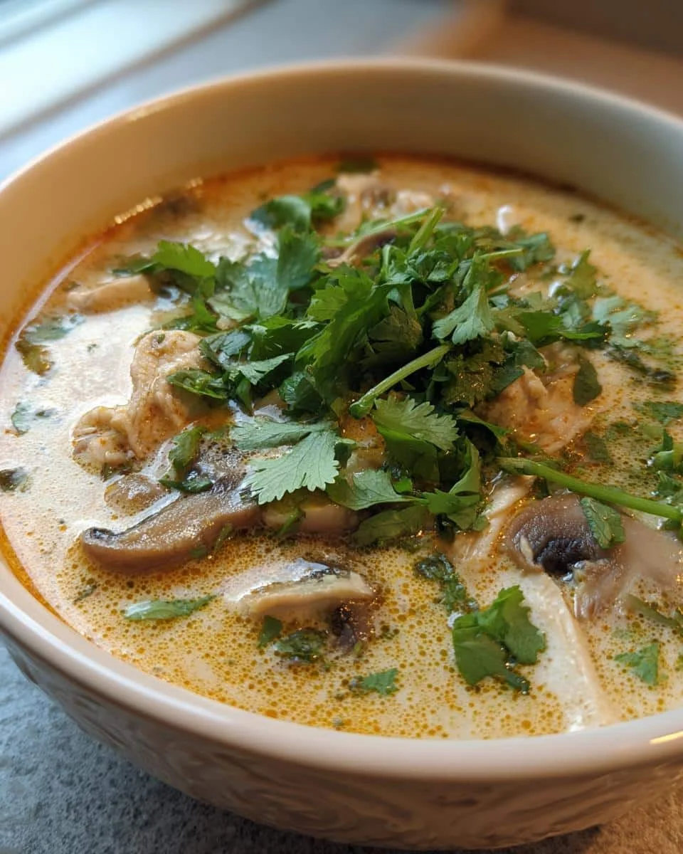 Thai Coconut Chicken Soup - detail 1