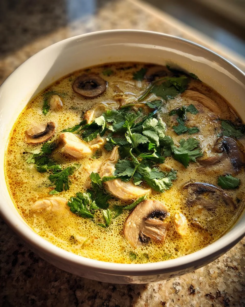 Thai Coconut Chicken Soup - detail 3