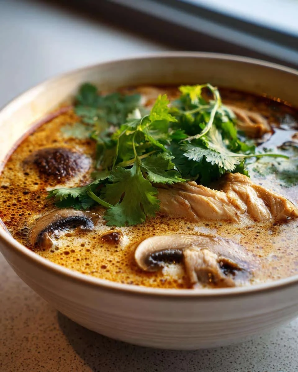 Thai Coconut Chicken Soup - detail 4