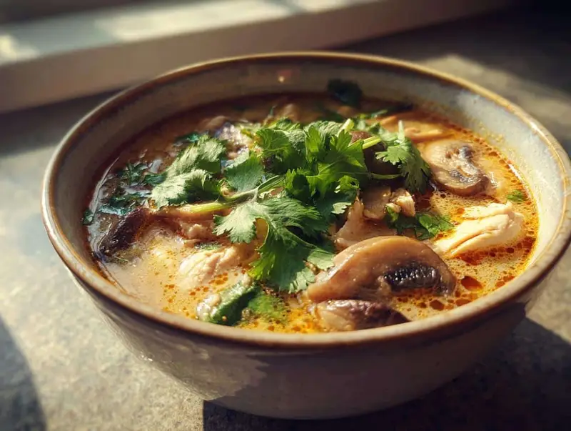 Crave-Worthy Thai Coconut Chicken Soup in 25 Minutes