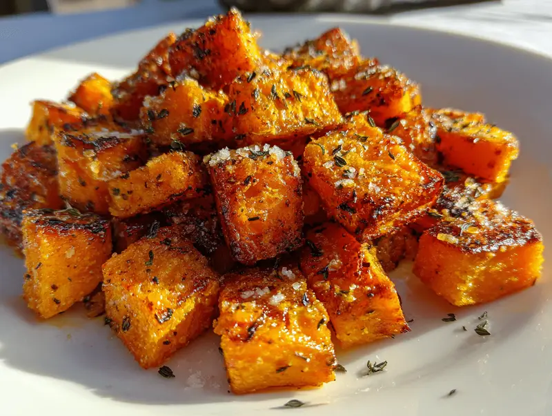 Amazing 7-Ingredient Roasted Sweet Potatoes with Garlic and Parmesan