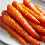 Air fryer maple-Dijon carrots