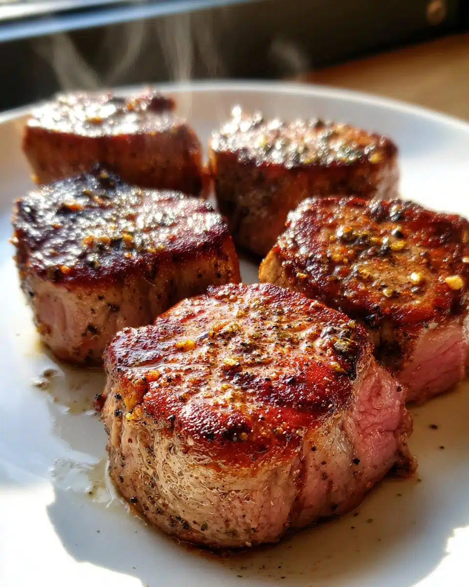 Air fryer pork tenderloin medallions