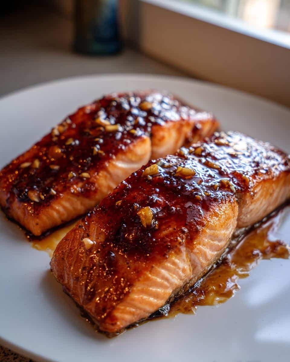 15-Minute Air Fryer Salmon with Honey-Soy Glaze Stuns