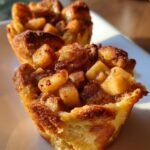 Baked apple French toast cups