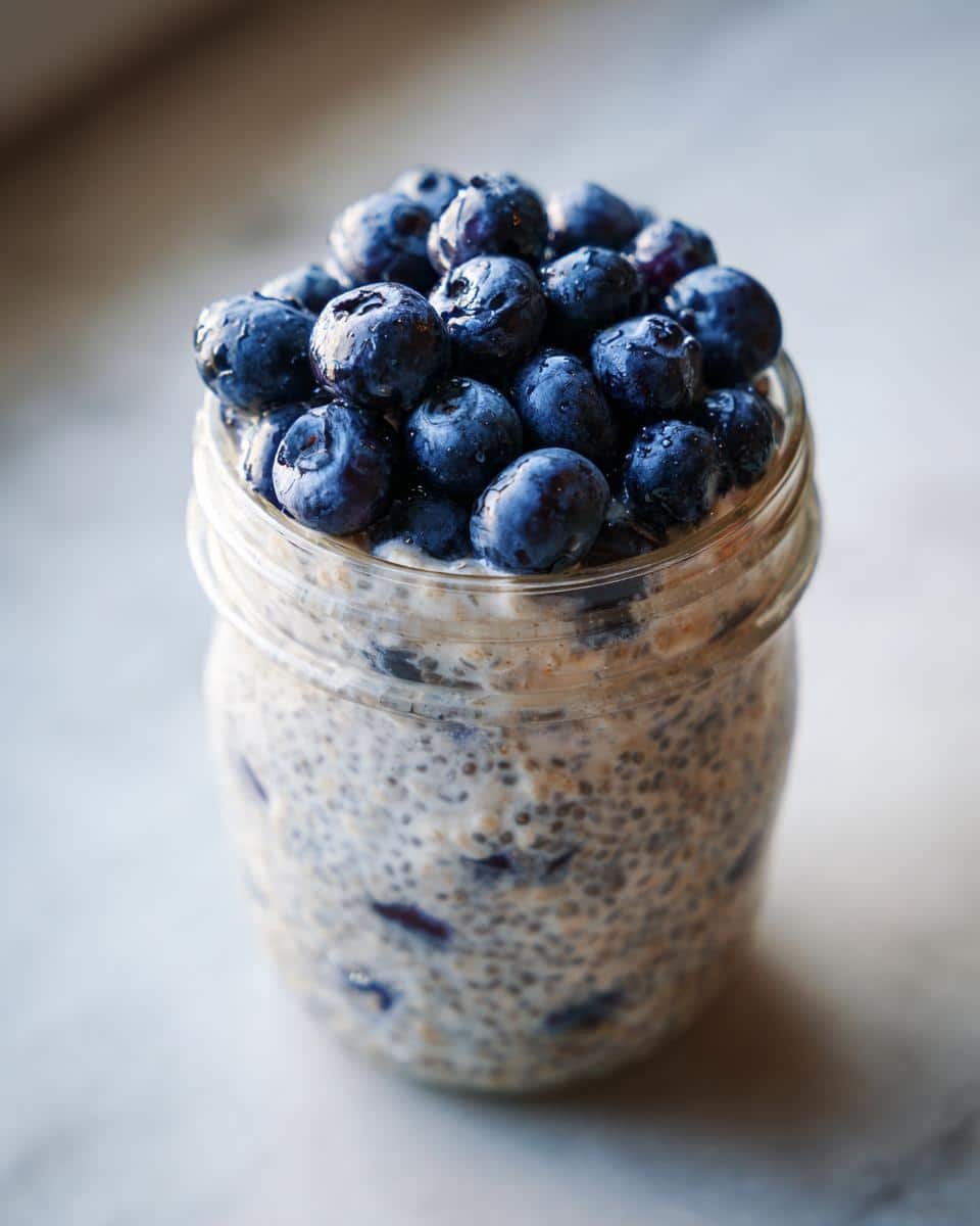 Make 320-Calorie Blueberry Protein Overnight Oats for Blissful Mornings