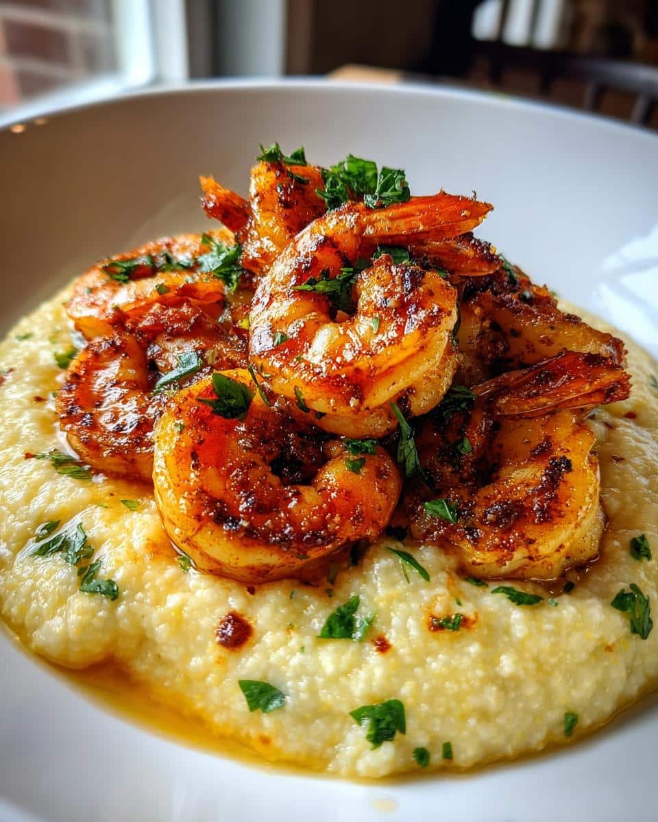 Fiery Cajun Shrimp with Cauliflower Grits Ready in 30 Minutes