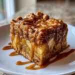 Caramel apple crumble bars