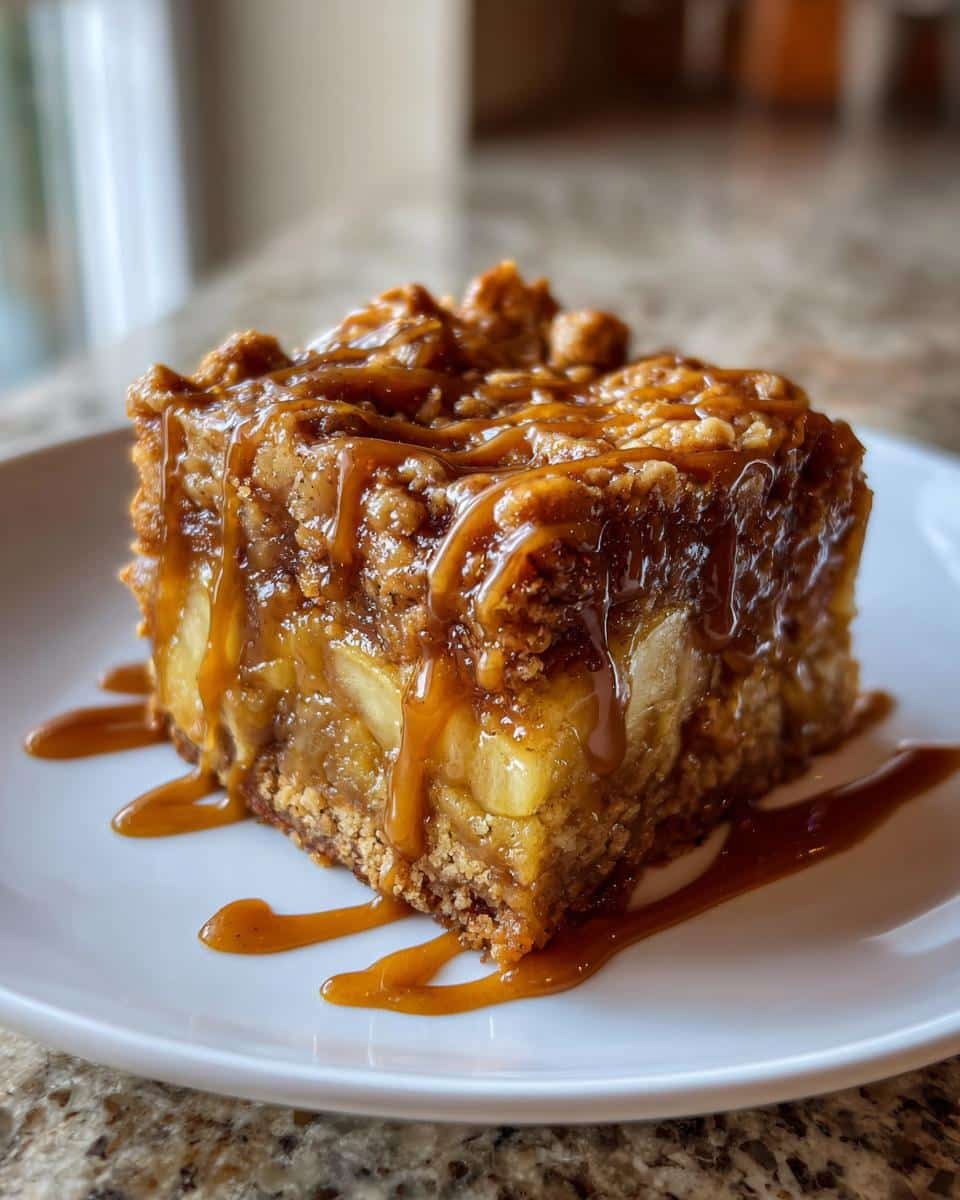 Irresistible Caramel Apple Crumble Bars in 5 Easy Steps