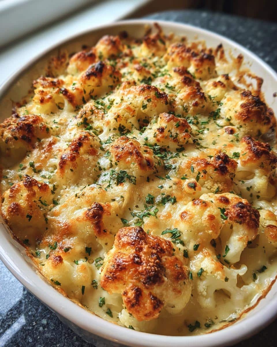 Irresistible Cauliflower Gratin with Gruyère and Nutmeg in 3 Steps