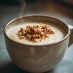 Celeriac and hazelnut soup