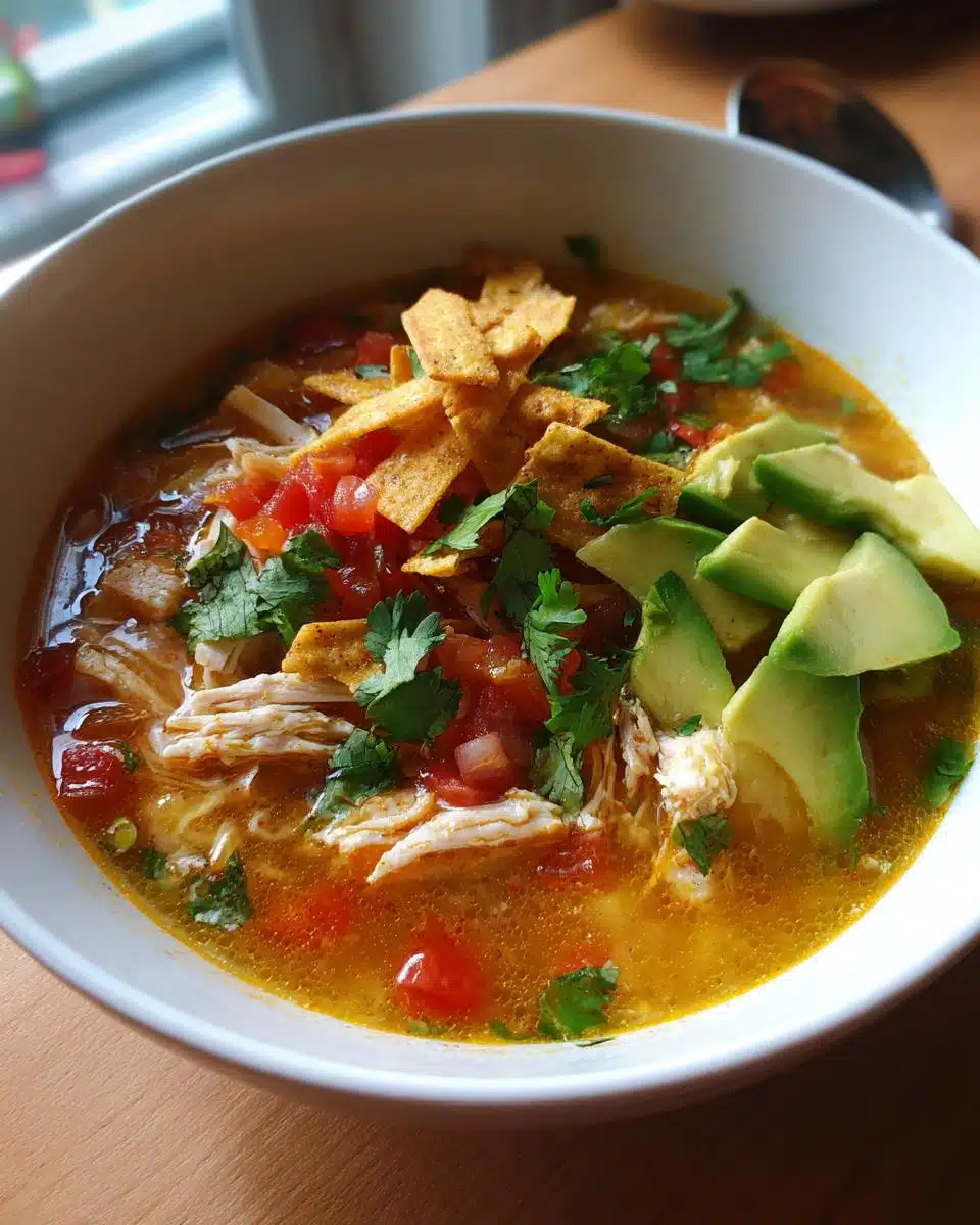 Hearty Chicken Tortilla Soup in Just 40 Minutes (So Flavorful)