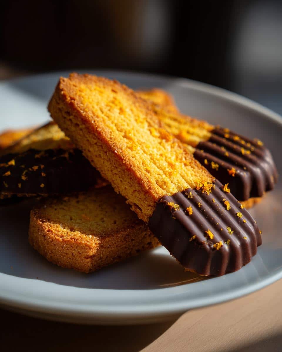 3 Irresistible Chocolate-Dipped Orange Biscotti Perfection