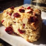 Cranberry almond scones
