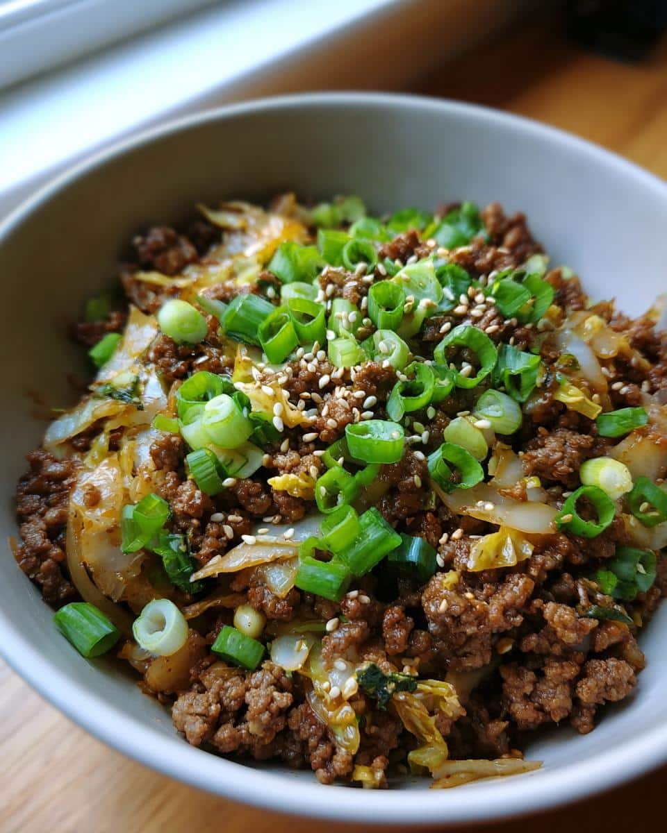 Egg roll in a bowl - detail 1