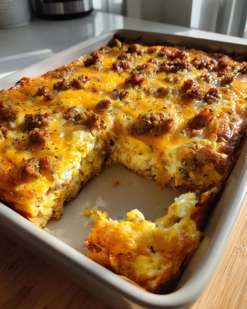 Irresistible Hash Brown and Turkey Sausage Casserole for 6