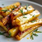 Honey-roasted parsnips with rosemary