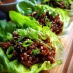 Korean beef lettuce cups