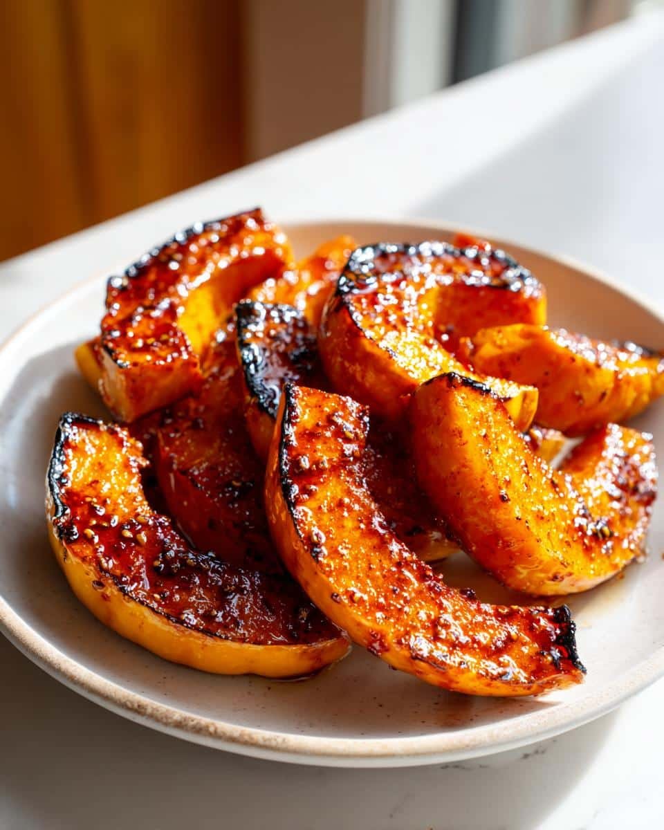 Irresistible 4-Ingredient Maple-Chile Roasted Acorn Squash