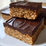 No-bake peanut butter chocolate bars