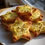 Pistachio shortbread stars