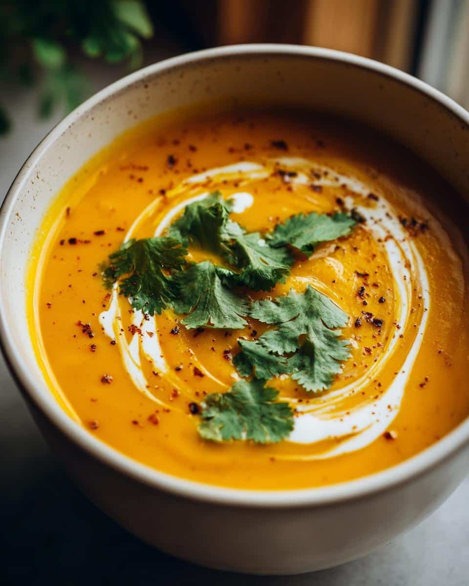 “Velvety 30-Minute Pumpkin Coconut Curry Soup Recipe”