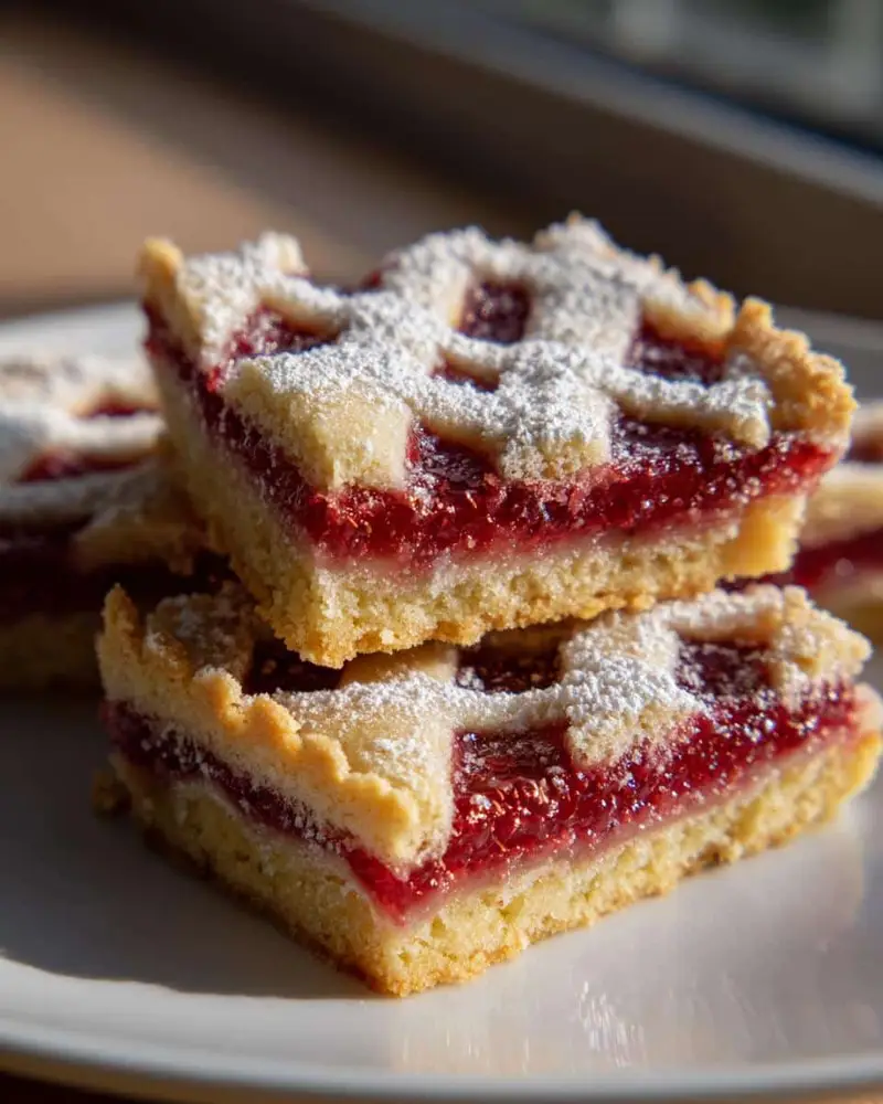 Irresistible Raspberry Linzer Bars Recipe in 6 Simple Steps