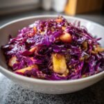 Red cabbage with apples and balsamic