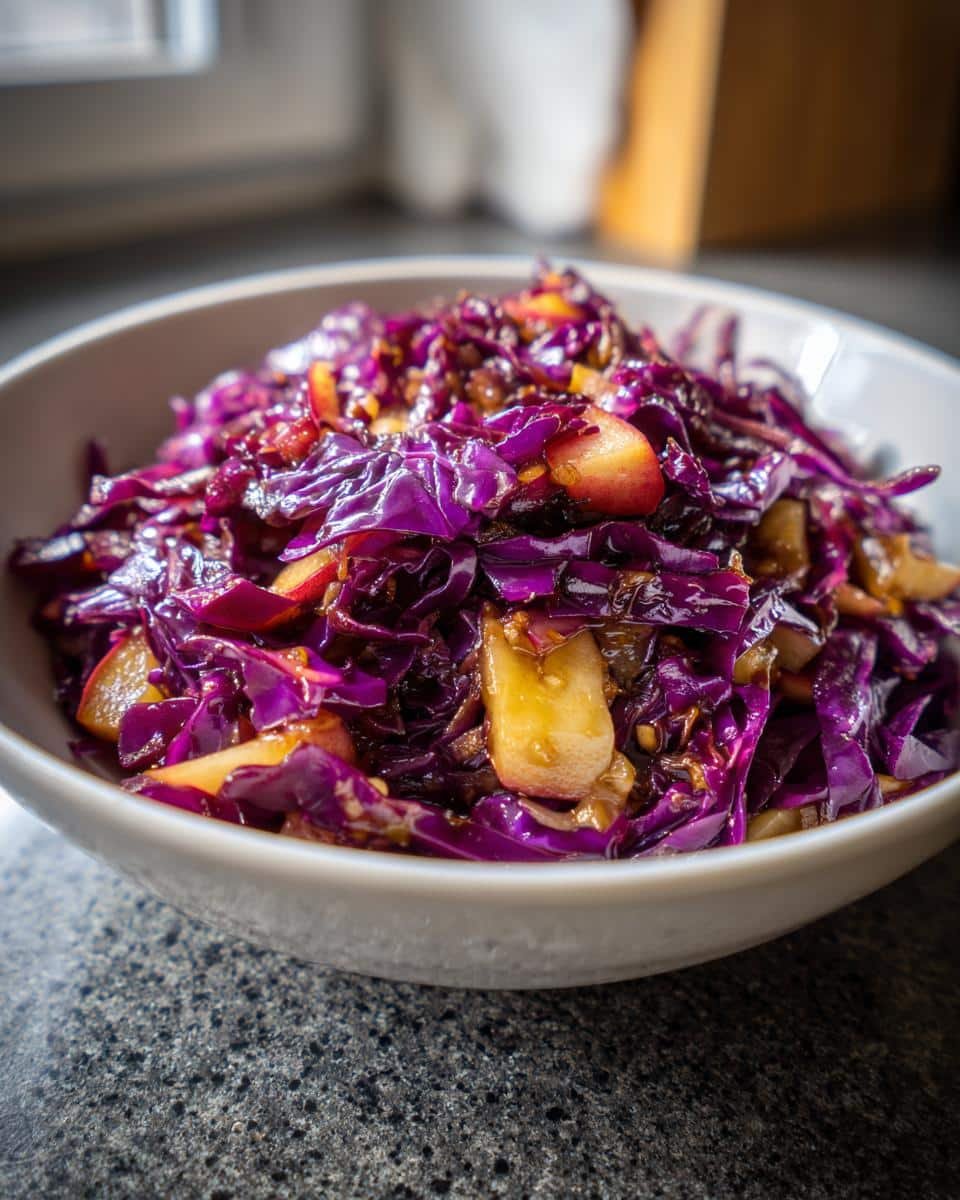 35-Minute Red Cabbage with Apples and Balsamic – Irresistible!