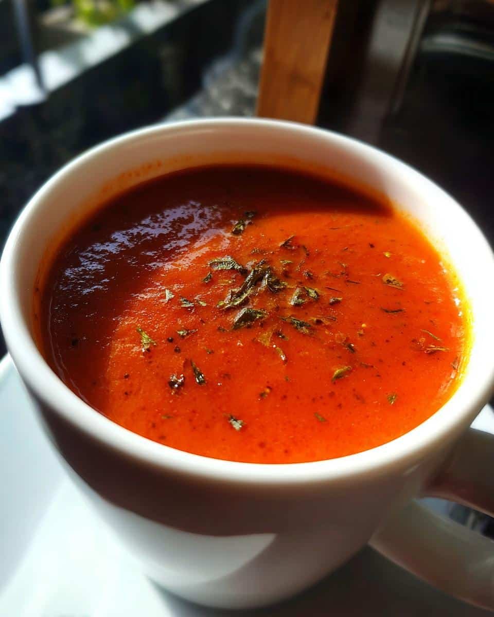 Creamy Roasted Tomato Basil Bisque Recipe in 3 Simple Steps