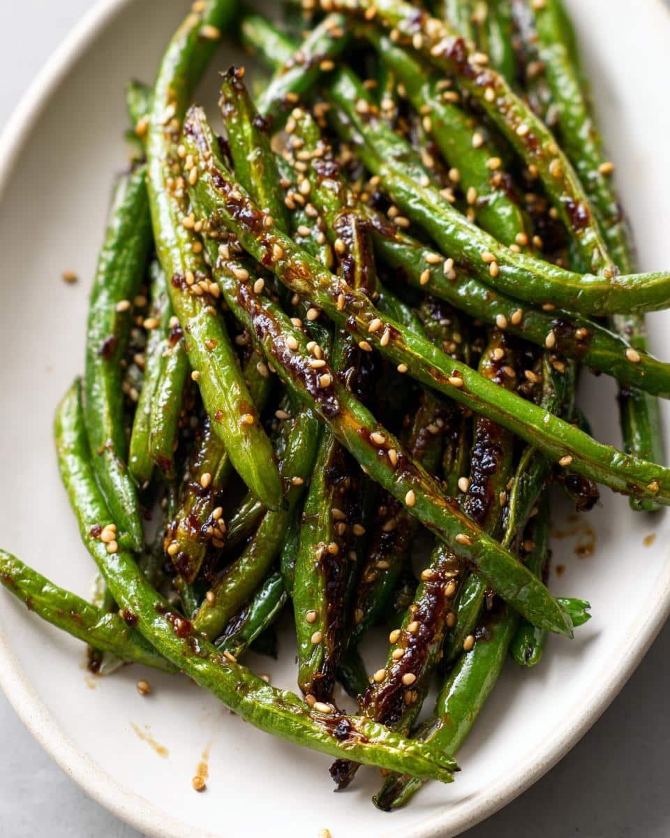 15-Minute Sesame-Ginger Blistered Green Beans Recipe Perfection