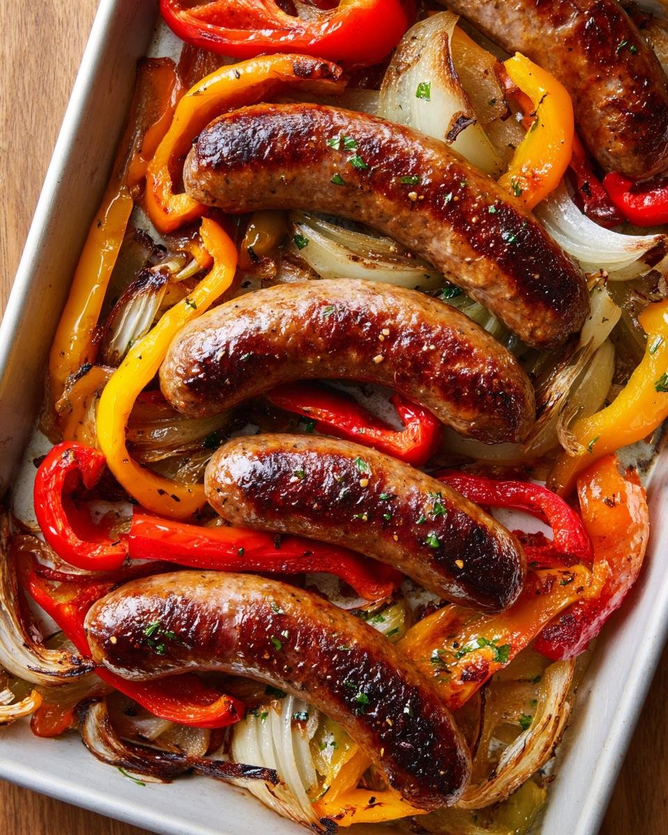 25-Minute Sheet-Pan Sausage with Peppers and Onions for Flawless Weeknights