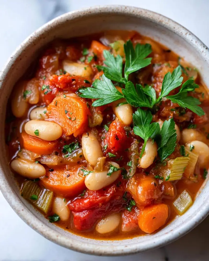 35-Minute Tuscan White Bean Tomato Stew: Comfort in Every Bite
