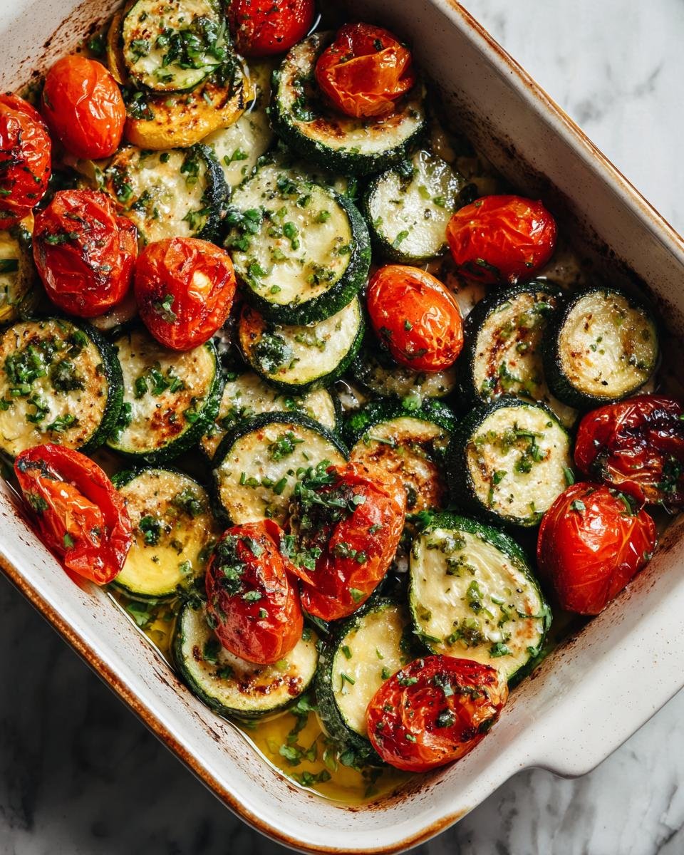 “Perfect Zucchini and Cherry Tomato Bake with Basil You Must Try”